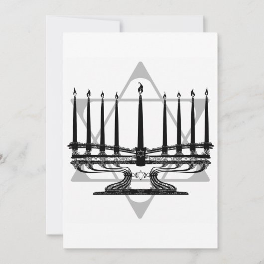 Menorah en Star (Voorkant)