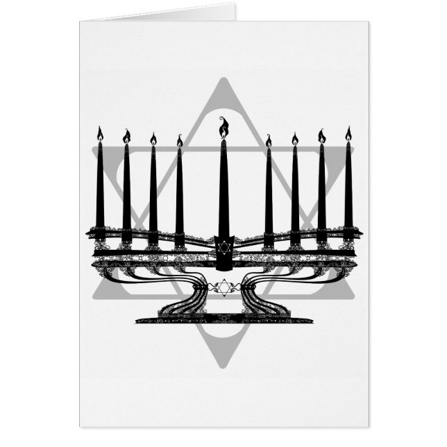 Menorah en Ster (Voorkant)