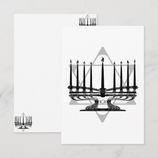 Menorah en Ster (Voorkant / Achterkant)