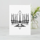 Menorah en Ster (Staand voorkant)