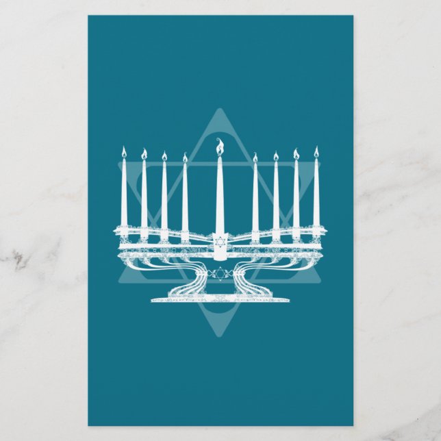 Menorah en ster IV (Voorkant)