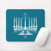 Menorah en ster IV Muismat (Met muis)