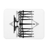 Menorah en Ster Magneet (Horizontaal)