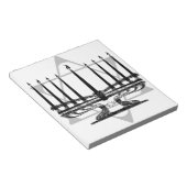 Menorah en Ster Notitieblok (Schuin)