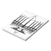Menorah en Ster Notitieblok (Linkerzijde)