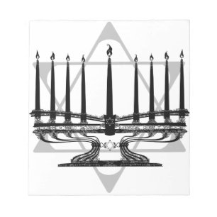 Menorah en Ster Notitieblok