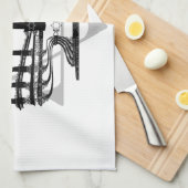 Menorah en Ster Theedoek (Quarter Fold)