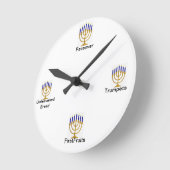 Menorah Feast Days Wall klok (Hoek)