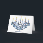 Menorah Feestdagen Kaart<br><div class="desc">Joodse menorah</div>