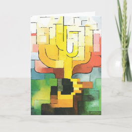 Menorah Feestdagen Kaart