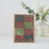 Menorah, Festival van Lights Happy Hanukkah Feestdagenkaart (Staand voorkant)