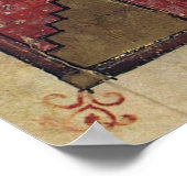 Menorah, Festival van Lights Happy Hanukkah Poster (Hoek)