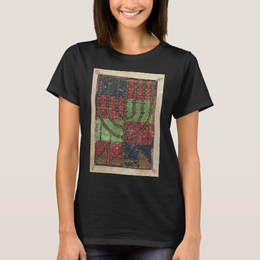  Menorah, Festival van Lights Happy Hanukkah T-shirt (Voorkant)