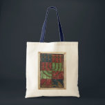 Menorah, Festival van Lights Happy Hanukkah Tote Bag<br><div class="desc">illustratie van religieus Judaica-afbeelding met een antiek Menorah met kaarsen. Happy Hanukkah Chanukah,  Chanoeka of Chanuka! Het festival van Lights en het feest van de Dedicatie is een joodse vakantie van acht dagen.</div>
