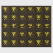 Menorah Flame Cadeaupapier (Vlak)