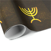 Menorah Flame Cadeaupapier (Rol Hoek)