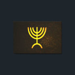 Menorah Flame Canvas Afdruk<br><div class="desc">Een digitale weergave van de joodse zeven-vertakte menorah (Hebreeuws: מְ נ רָ ה ‎). Voeg je eigen tekst toe. De zeven-vertakte menorah, die wordt gebruikt in het draagbaar toevluchtsoord dat door Mozes in de wildernis en later in de tempel in Jeruzalem is opgezet, is sinds de oudheid een symbool van...</div>