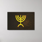Menorah Flame Canvas Afdruk (Voorkant)