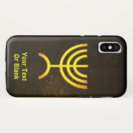 Menorah Flame Case-Mate iPhone Case (Achterkant (horizontaal))