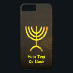 Menorah Flame Case-Mate iPhone Case<br><div class="desc">Een bruine en gouden digitale weergave van de joodse zeven-vertakte menorah (Hebreeuws: מְ נ וֹ ה ‎). Voeg je eigen tekst toe. De zeven-vertakte menorah, die wordt gebruikt in het draagbaar toevluchtsoord dat door Mozes in de wildernis en later in de tempel in Jeruzalem is opgezet, is sinds de oudheid...</div>