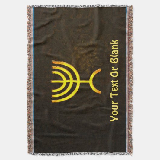 Menorah Flame Deken (Voorkant Verticaal)