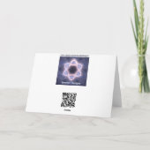 Menorah Flame Feestdagen Kaart (Achterkant)