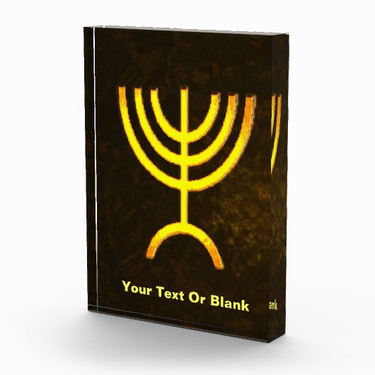 Menorah Flame Fotoblokken (Rechts)