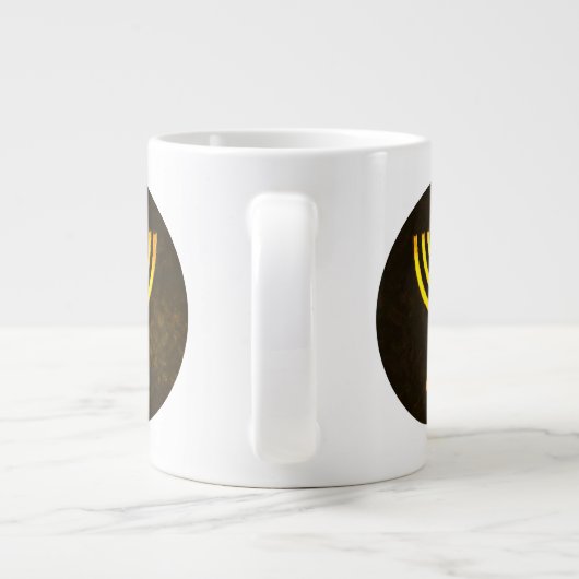 Menorah Flame Grote Koffiekop (Achterkant)