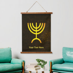 Menorah Flame Hangend Wandkleed
