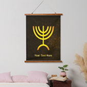 Menorah Flame Hangend Wandkleed (Slaapkamer)