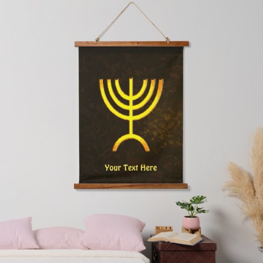 Menorah Flame Hangend Wandkleed (Slaapkamer)