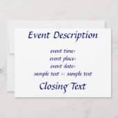 Menorah Flame Kaart (Achterkant)