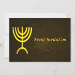 Menorah Flame Kaart<br><div class="desc">Deze uitnodiging kan voor het grootste deel van om het even welke gelegenheid worden gebruikt; een Paars, Passover seder, of een Bar of een Bat Mitzvah. Een digitale weergave van de joodse zeven-vertakte menorah (Hebreeuws: מְ נ רָ ה ‎). De zeven-vertakte menorah, die wordt gebruikt in het draagbaar toevluchtsoord dat...</div>