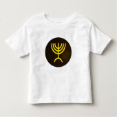 Menorah Flame Kinder Shirts (Voorkant)