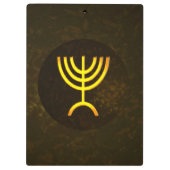 Menorah Flame Klembord (Achterkant)