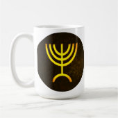 Menorah Flame Koffiemok (Links)