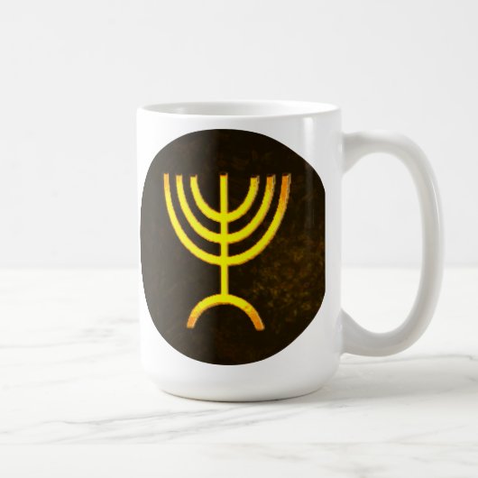 Menorah Flame Koffiemok (Rechts)