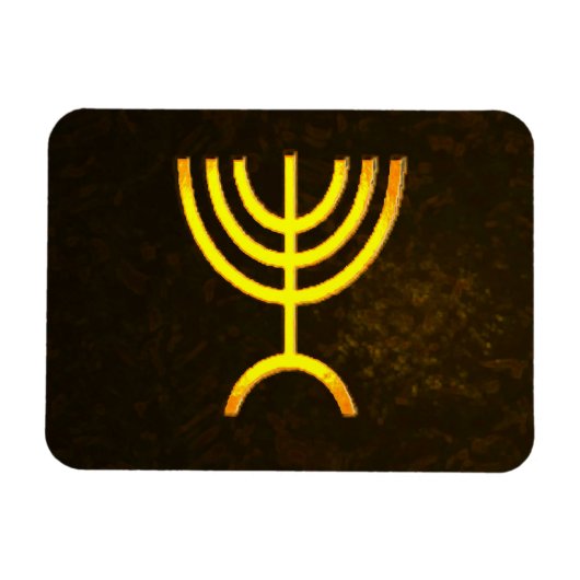 Menorah Flame Magneet (Horizontaal)
