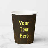 Menorah Flame Paper Cups Papieren Bekers (Achterkant)
