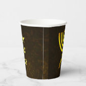 Menorah Flame Paper Cups Papieren Bekers (Rechts)