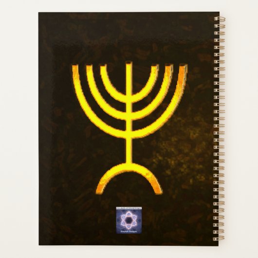 Menorah Flame Planner (Achterkant)