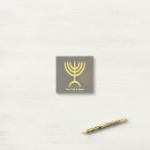 Menorah Flame Post-it® Notes (Op bureau)