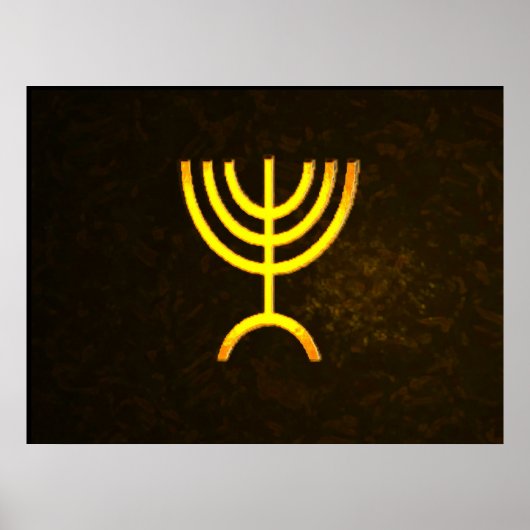 Menorah Flame Poster (Voorkant)