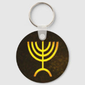 Menorah Flame Sleutelhanger (Voorkant)