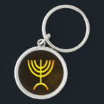 Menorah Flame Sleutelhanger<br><div class="desc">Een digitale weergave van de joodse zeven-vertakte menorah (Hebreeuws: מְ נ רָ ה ‎). De zeven-vertakte menorah, die wordt gebruikt in het draagbaar toevluchtsoord dat door Mozes in de wildernis en later in de tempel in Jeruzalem is opgezet, is sinds de oudheid een symbool van het jodendom en is het...</div>