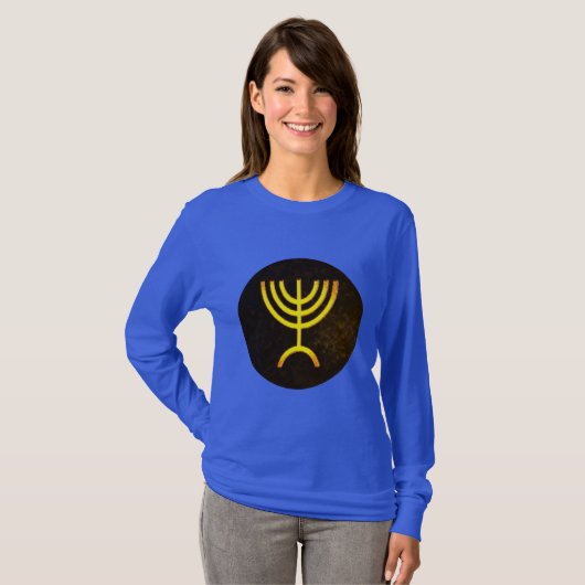 Menorah Flame T-shirt (Voorkant volledig)