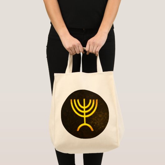 Menorah Flame Tote Bag (Voorkant (product))