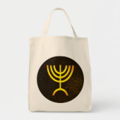 Menorah Flame Tote Bag (Voorkant)