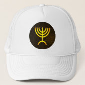Menorah Flame Trucker Pet (Voorkant)
