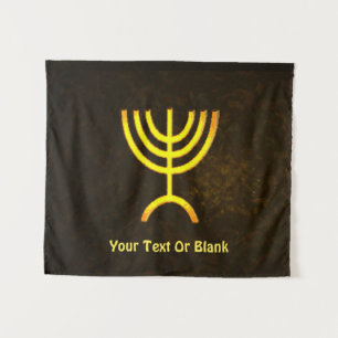 Menorah Flame Wandkleed